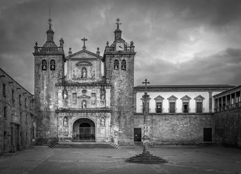 View of historic building against cloudy sky