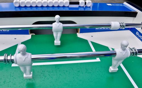 Full frame shot of foosball