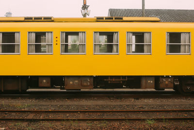 Train at railroad station