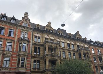 Low angle view of building against sky