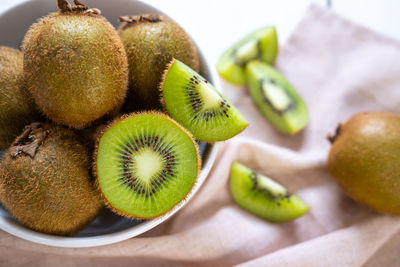 Close-up of fruits on table