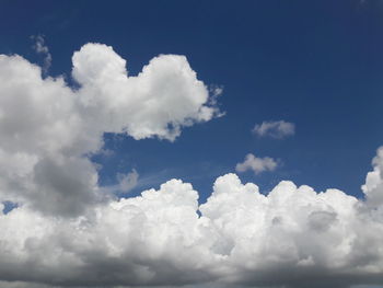 Low angle view of clouds in sky