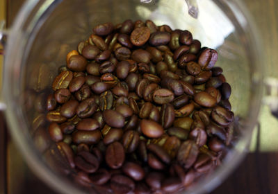 Close-up of coffee beans