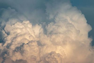 Low angle view of clouds in sky