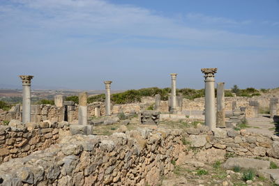 Old ruins against sky