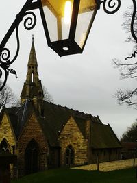 Low angle view of church