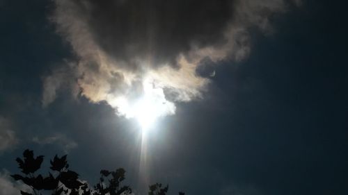 Low angle view of clouds in sky