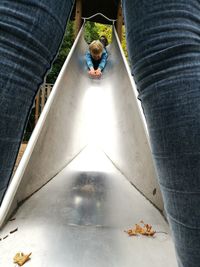 Low section of people on floor