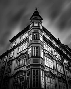 Low angle view of building against sky