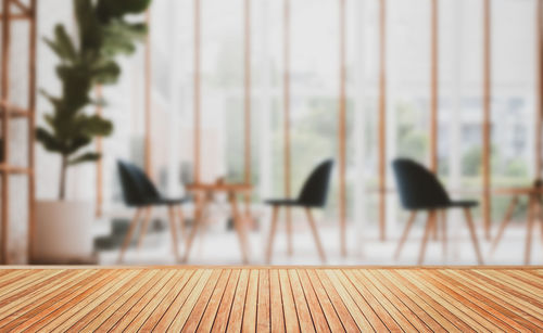 Close-up of shadow on table