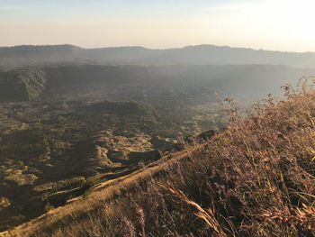 Scenic view of landscape against sky