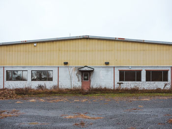 Exterior of building against clear sky