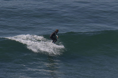 Man surfing in the sea