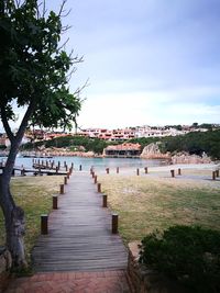 Scenic view of park against sky