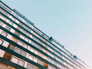 Low angle view of apartment building