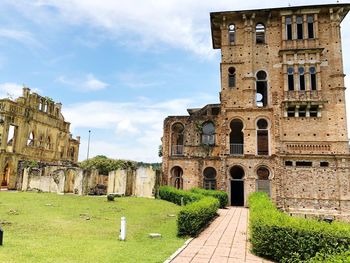View of historic building against sky