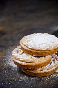 Close-up of bread on table