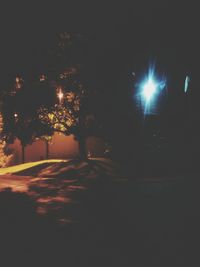 Street light at night