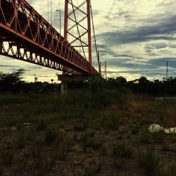 Low angle view of bridge