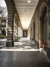 View of corridor in building