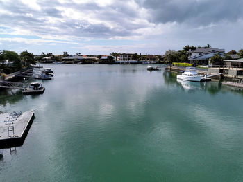 Scenic view of river against sky