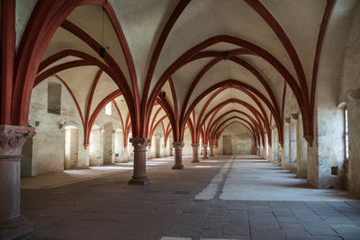 View into the monk's dormitory, eberbach abbey.