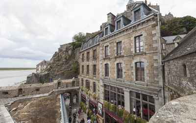 View of historic building against cloudy sky