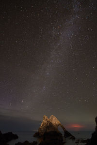 Low angle view of stars in sky