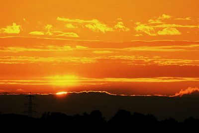 Scenic view of sunset