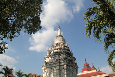 Low angle view of building against sky