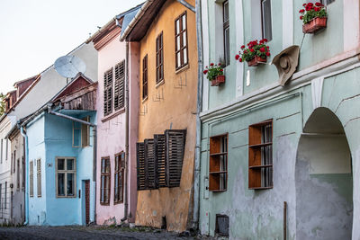 Street with colouful houses