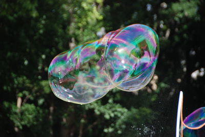 Close-up of bubbles