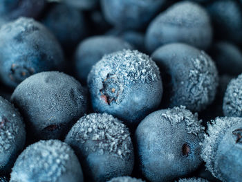 Full frame shot of blueberries