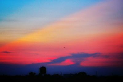 Scenic view of dramatic sky during sunset