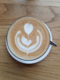 Close-up of coffee on table