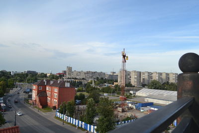 Cityscape against sky
