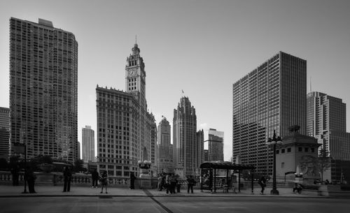 Skyscrapers against sky