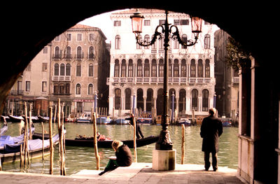 Full length of woman walking in city