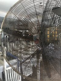 Close-up of modern glass ceiling