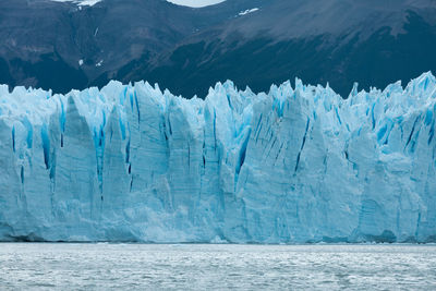 Scenic view of frozen sea