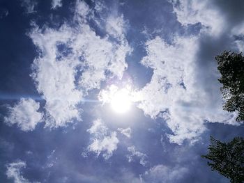 Low angle view of sky