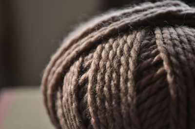 Close-up of wool ball