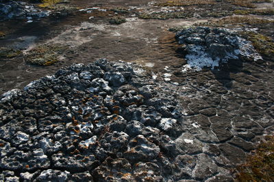 Rocks in water