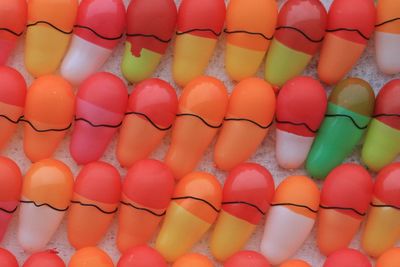 Full frame shot of colorful balls