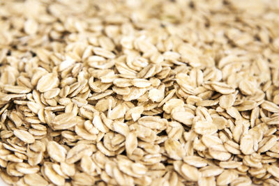 Full frame shot of oat flakes