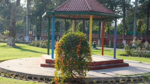 Gazebo in park