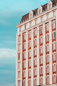 Low angle view of building against sky