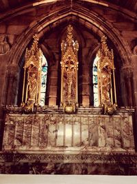 Low angle view of historical building