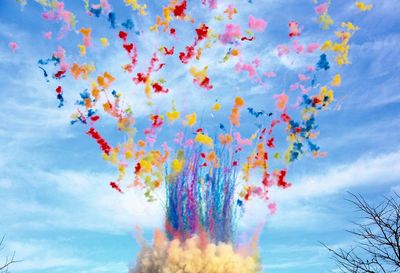 Pyrotechnics on the anniversary of the chicago pile nuclear experiment at the university of chicago