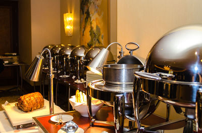 Close-up of food in kitchen at home